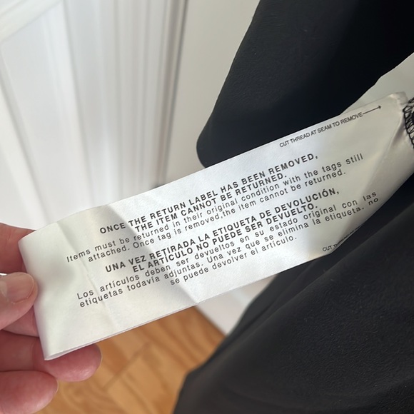 Dress The Population Silas Dress Black Lace Up Back Size Large - Picture 8 of 11